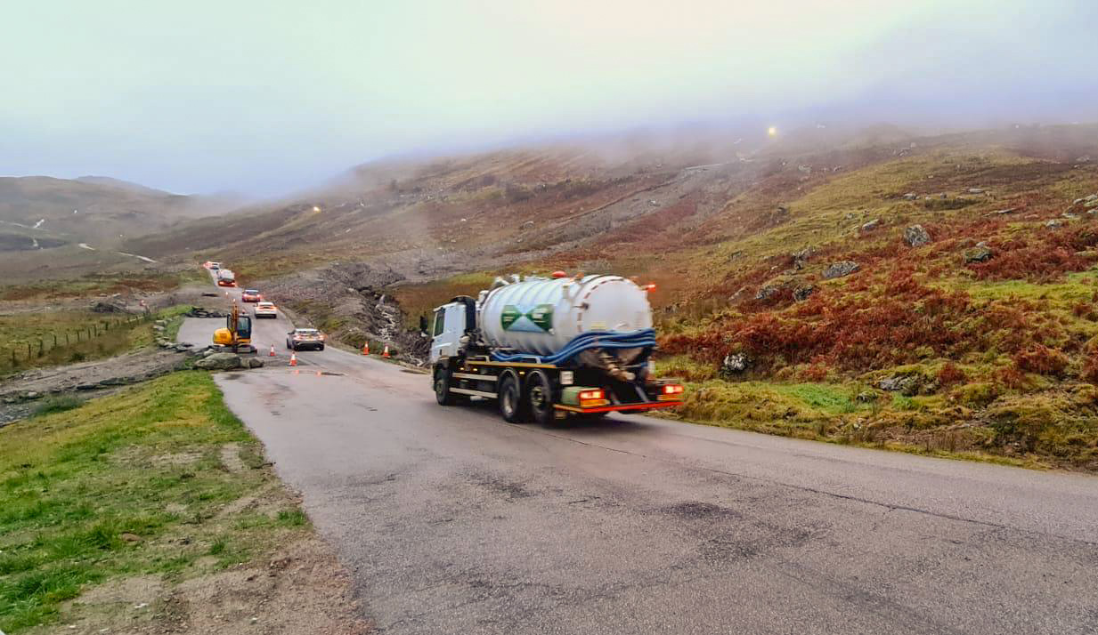 A83 REST AND BE THANKFUL – OPEN USING THE OLD MILITARY ROAD