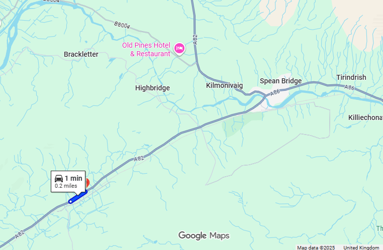 RESURFACING WORKS ON A82 SOUTH OF SPEAN BRIDGE