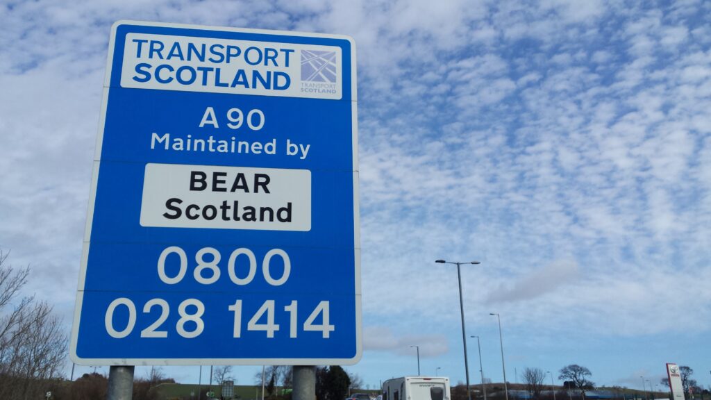 300 000 SURFACING IMPROVEMENTS PLANNED FOR THE A90 NORTHBOUND AT