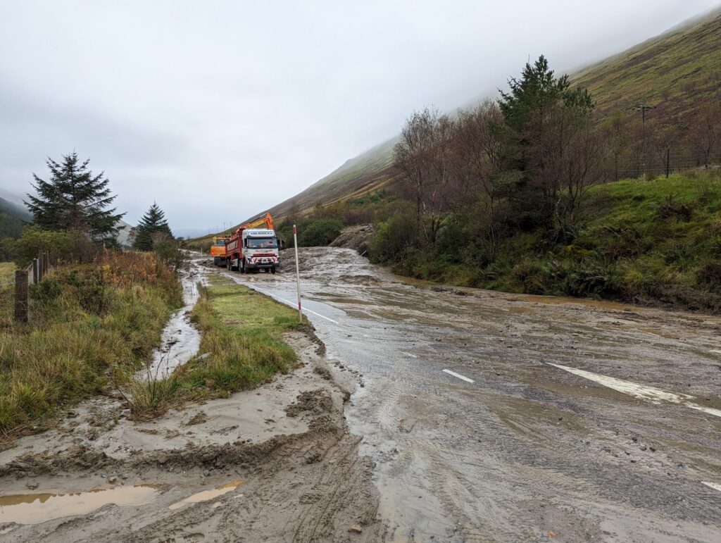 A83 AT REST AND BE THANKFUL CLOSURE UPDATE BEAR Scotland