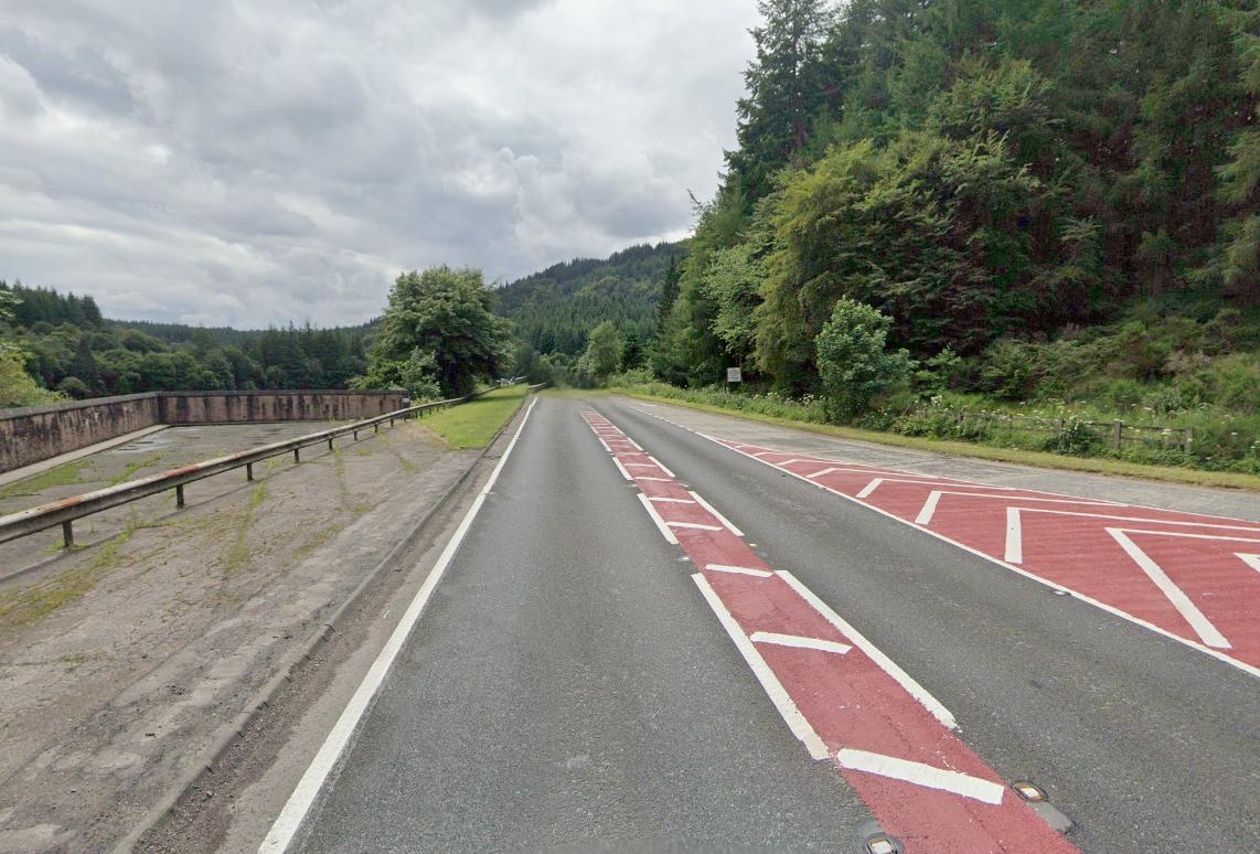 ESSENTIAL WORKS ON A9 RIVER BRAAN BRIDGE NEAR DUNKELD