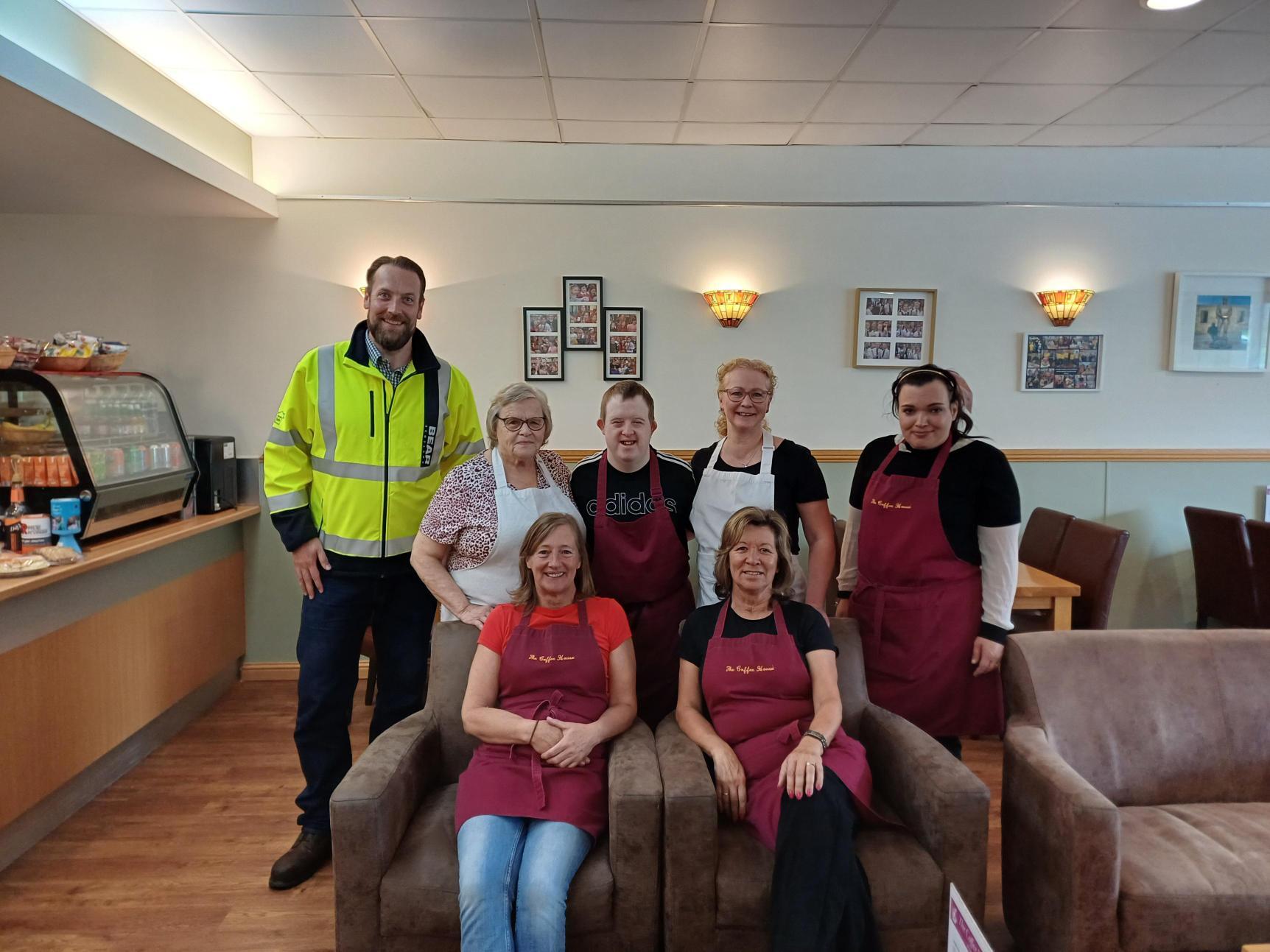 MOODIESBURN COFFEE HOUSE RECEIVES DONATION