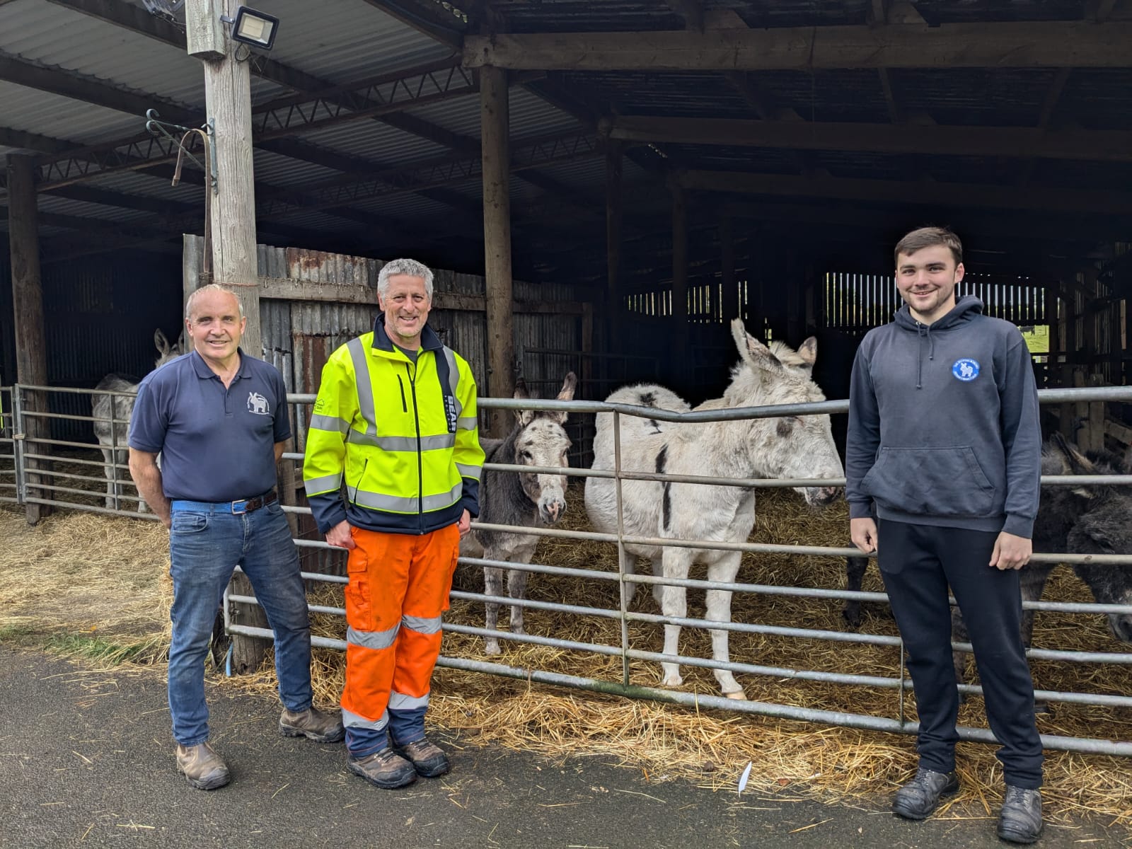 BORDERS DONKEY SANCTUARY RECEIVES £750 FROM BEAR SCOTLAND