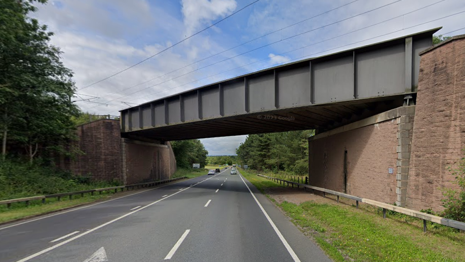 Network Rail issues reminder of road closure to survey railway bridge on the A1, Eyemouth