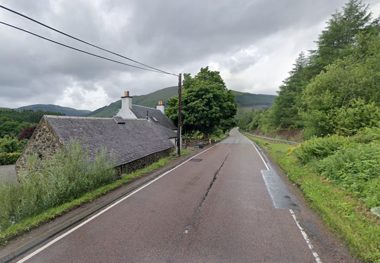 OVERNIGHT RESURFACING ON A84 NORTH OF STRATHYRE