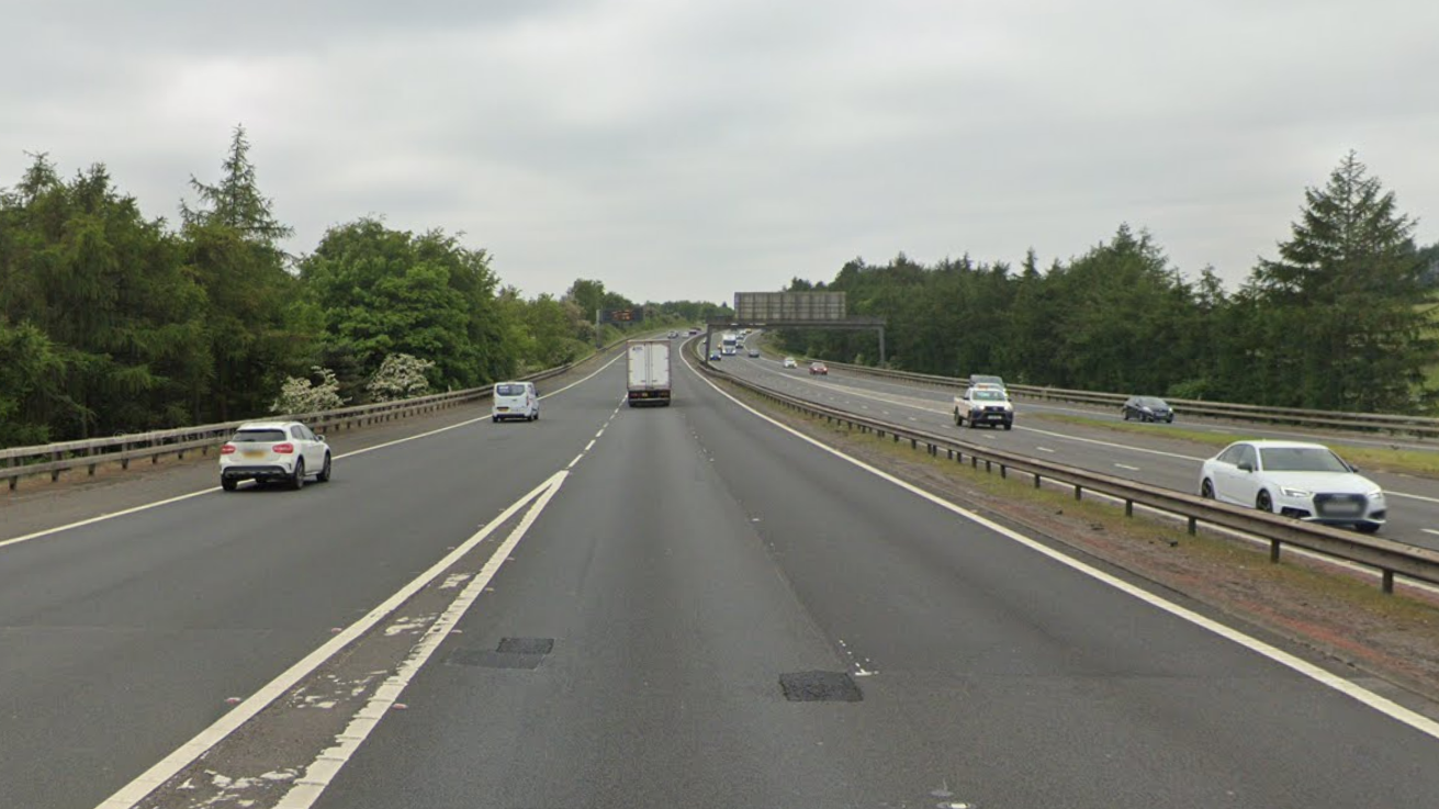 INVESTIGATION WORKS ON M80 SOUTHBOUND AFTER SLIP ROAD FROM M876