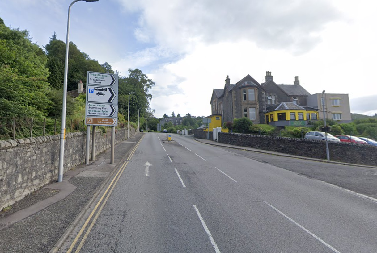 OVERNIGHT SURFACING ON A85 DUNOLLIE ROAD, OBAN