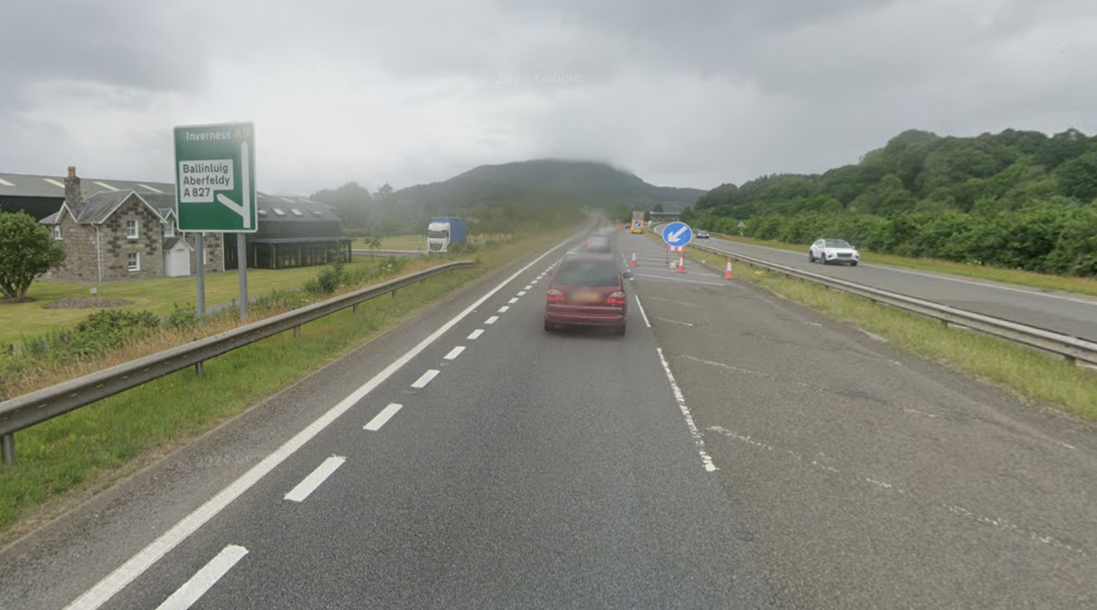 ROAD IMPROVEMENTS ON A9 AT BALLINLUIG