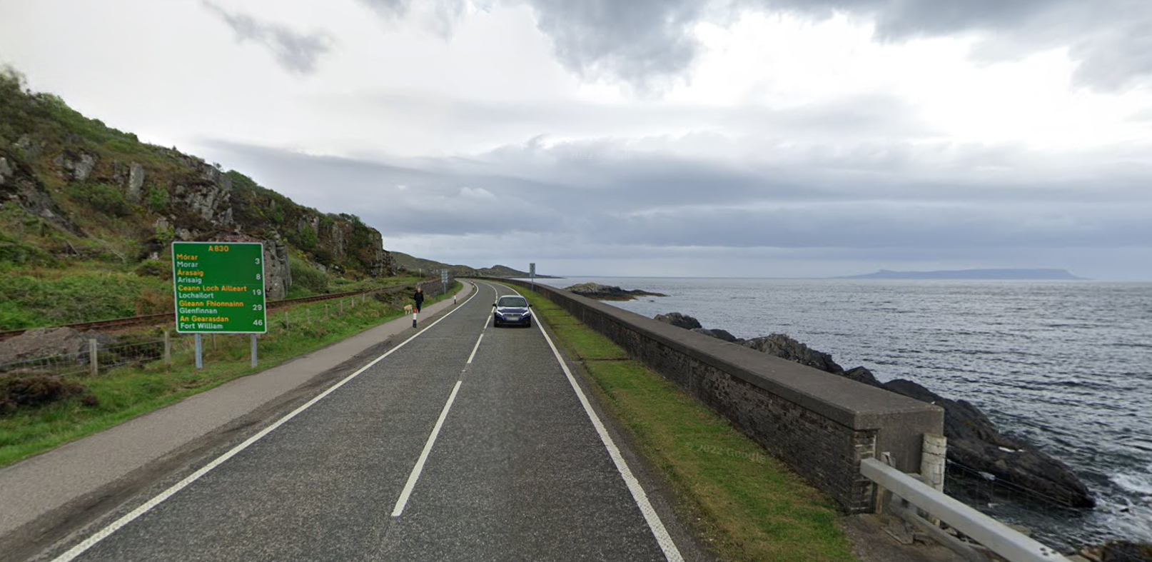 URGENT SAFETY BARRIER INSTALLATION ON A830 SOUTH OF MALLAIG