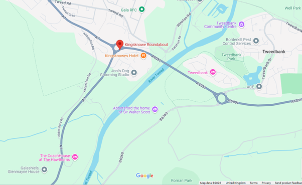 A7 RESURFACING AT KINGSKNOWE ROUNDABOUT