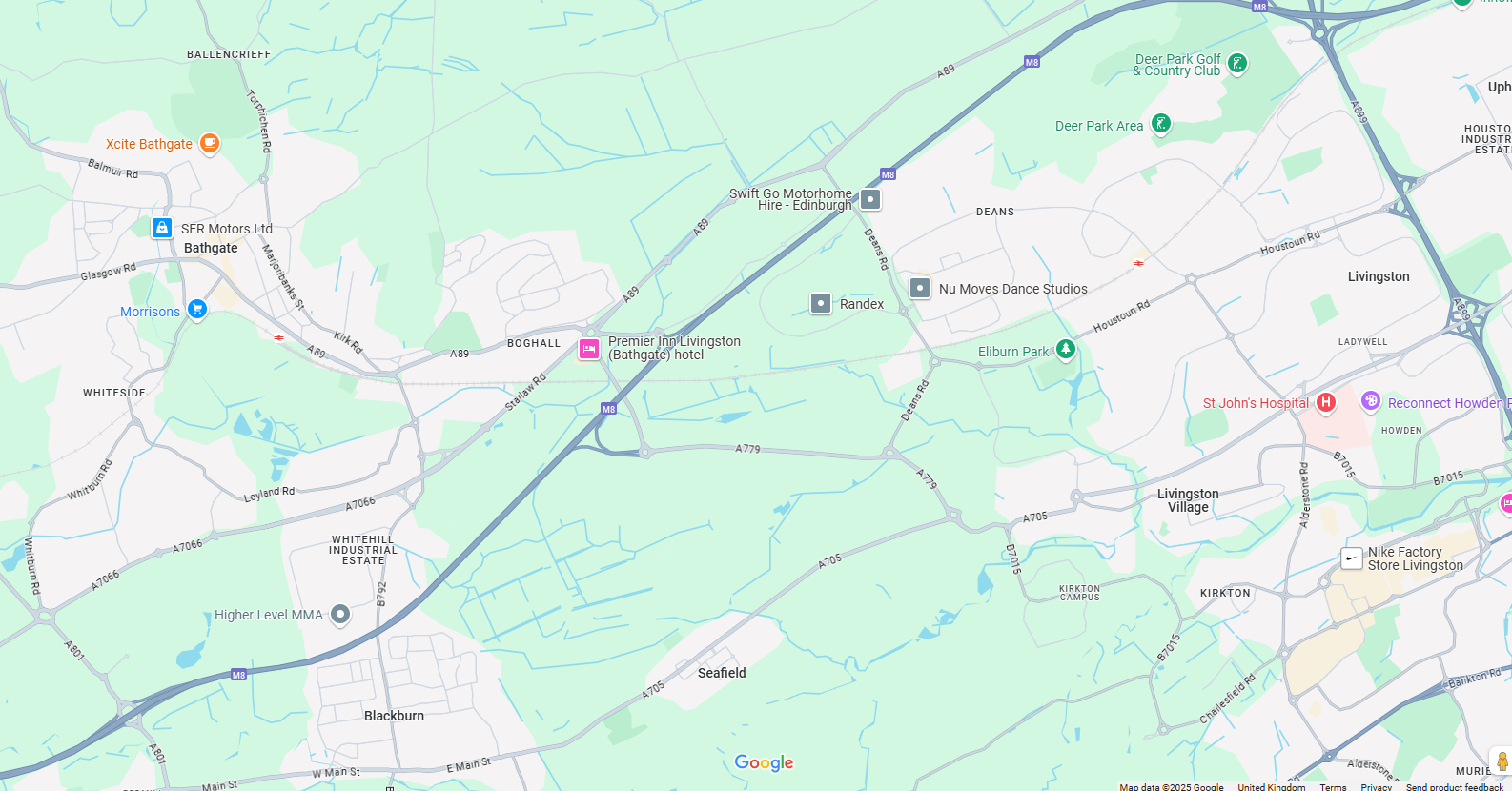 CARRIAGEWAY REPAIRS ON THE M8 WESTBOUND AT JUNCTION 3A