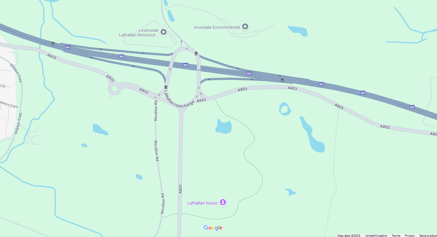 CONCRETE SURVEY WORKS ON THE M9 AT JUNCTION 4