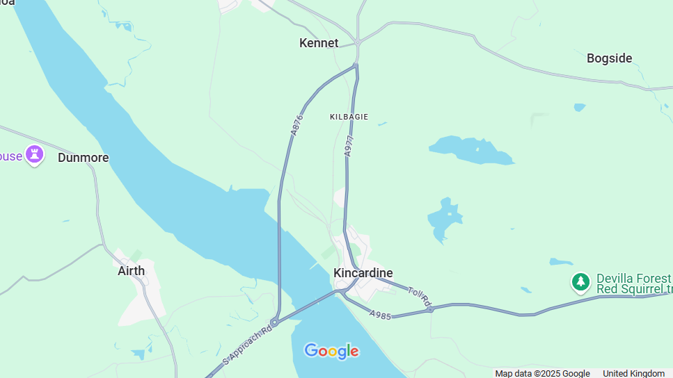 CARRIAGEWAY REPAIRS ON THE A876 NORTHBOUND
