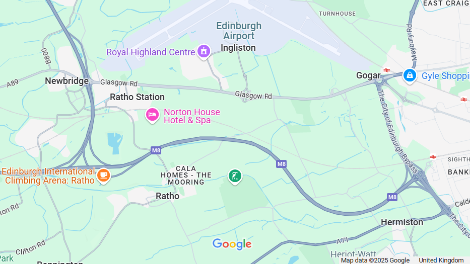 CARRIAGEWAY REPAIRS ON THE M8 WESTBOUND AFTER JUNCTION 1