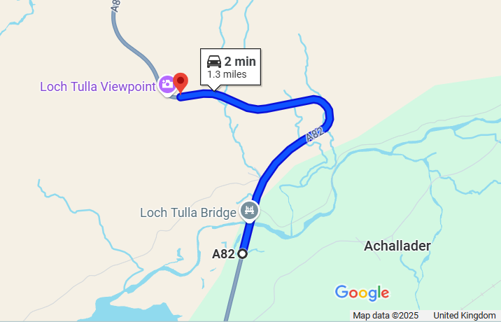 OVERNIGHT ROAD SAFETY IMPROVEMENTS AT A82 LOCH TULLA COTTAGES
