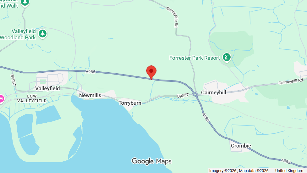 OVERNIGHT RESURFACING ON THE A985 BETWEEN HIGH VALLEYFIELD AND CAIRNEYHILL