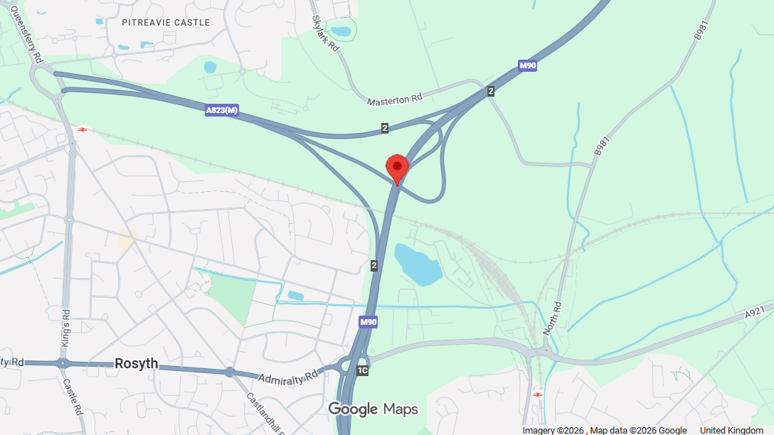 BRIDGE WORKS AT M90 JUNCTION 2