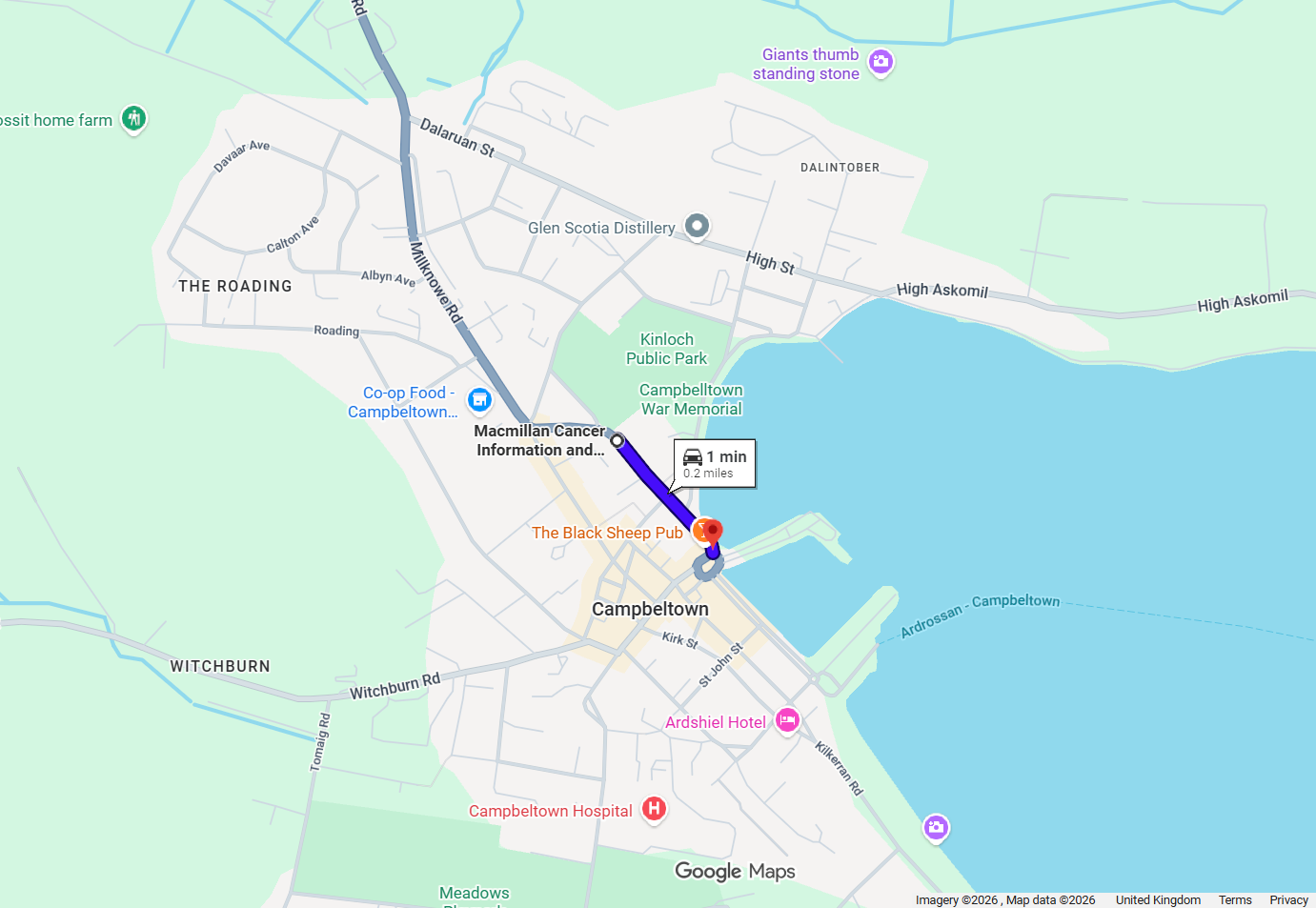 ACTIVE TRAVEL IMPROVEMENTS ON A83 KINLOCH ROAD, CAMPBELTOWN   
