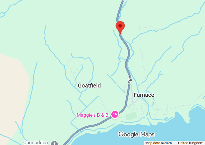 EMBANKMENT REPAIRS ON A83 NORTH OF FURNACE